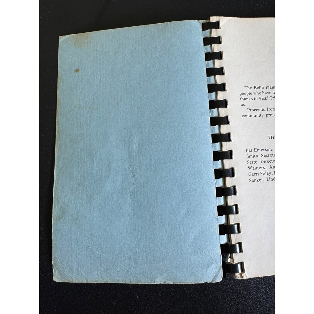 Vintage Cookbook Belle Plaine JayceeEttes Iowa Midwest Recipes Homestyle Cooking - Picture 2 of 15
